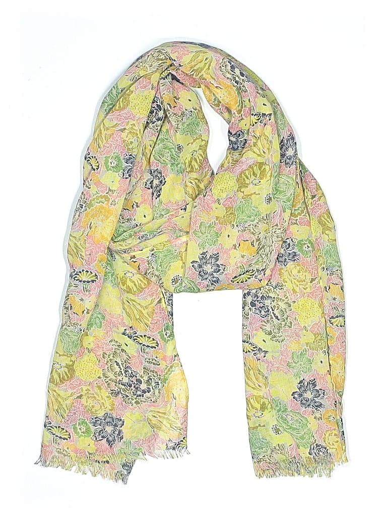 Pre-owned Unbranded Scarf In Yellow