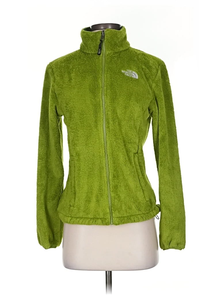 Pre-owned The North Face Cardigan Sweater In Green