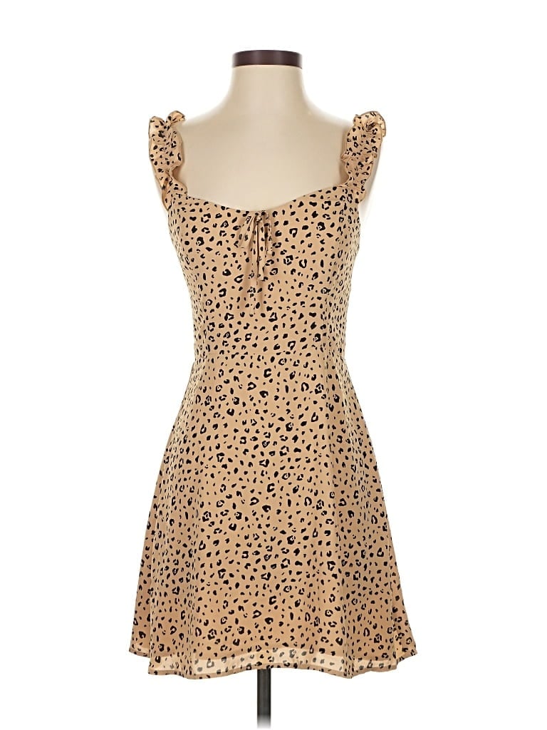 Pre-owned Sunday Best Cocktail Dress In Brown