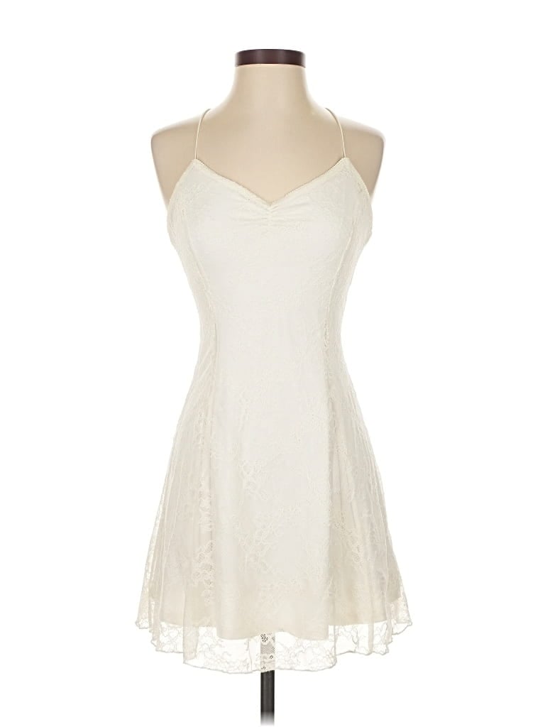 Pre-owned Garage Cocktail Dress In White