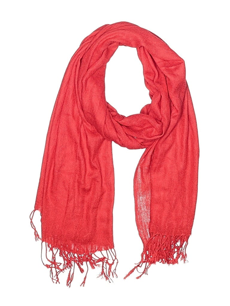 Pre-owned Unbranded Scarf In Red