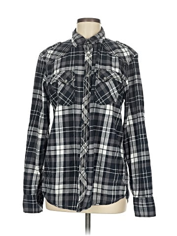 INC International Concepts Long Sleeve Button-Down Shirt (view 1)