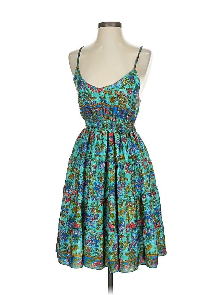 Pre-owned Assorted Brands Cocktail Dress In Blue