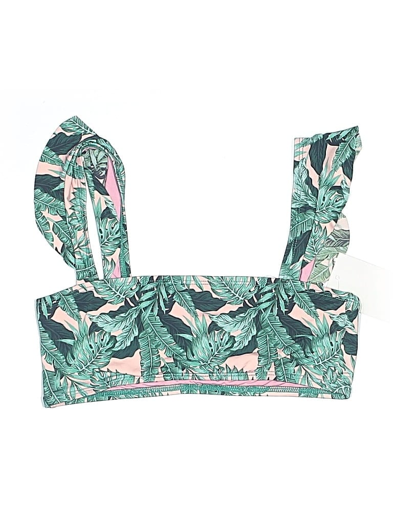 Dippin' Daisy's Swimwear Swimsuit Top Green Tropical Pattern Swimwear In Green