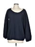 Ann Taylor LOFT Blue Long Sleeve Blouse Size L - photo 1