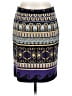 J. McLaughlin Graphic Purple Formal Skirt Size 4 - photo 1