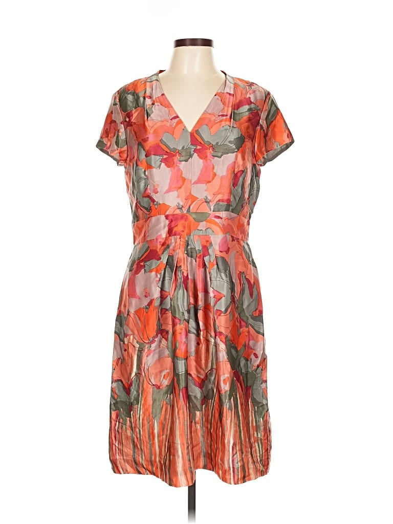 Pre-owned Banana Republic Mad Men Cocktail Dress In Orange