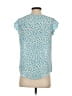 Joie 100% Silk Teal Short Sleeve Silk Top Size XS - photo 2