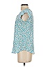Joie 100% Silk Teal Short Sleeve Silk Top Size XS - photo 5