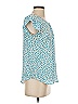 Joie 100% Silk Teal Short Sleeve Silk Top Size XS - photo 4