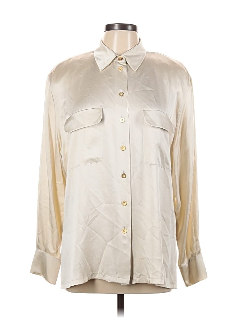 BASLER Pre-owned 3/4 Sleeve Blouse In White