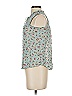 Rewind Teal Sleeveless Blouse Size S - photo 5