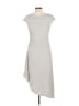 Max Studio Gray Casual Dress Size L - photo 2