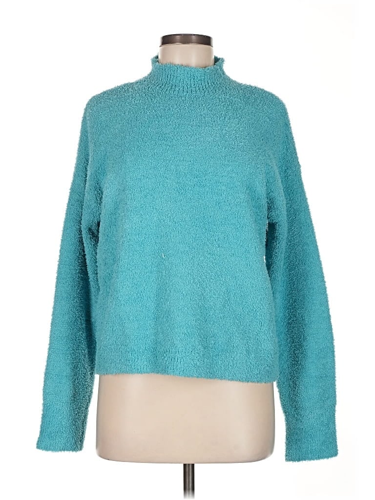 SANCTUARY Pre-owned Turtleneck Sweater In Blue