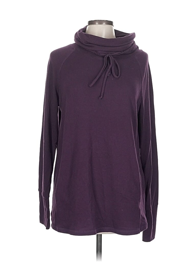 Pre-owned Pink Clover Turtleneck Sweater In Purple