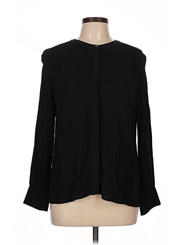 BANANA REPUBLIC Pre-owned Long Sleeve Blouse In Black