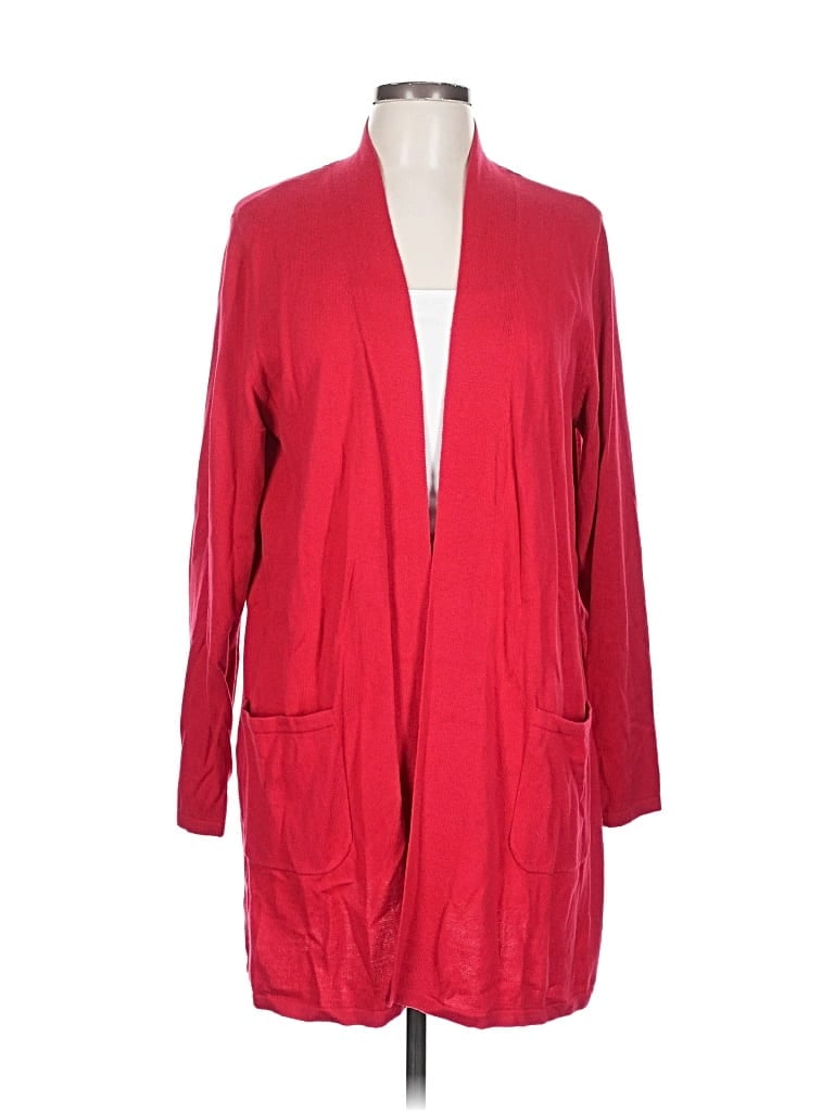 ISAAC MIZRAHI LIVE Pre-owned Cardigan Sweater In Red