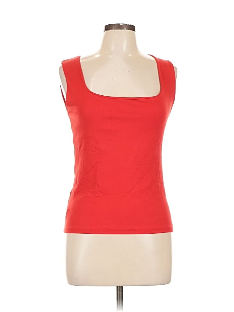 Pre-owned Zara Collection Tank Top Red Strapless Neckline Tops