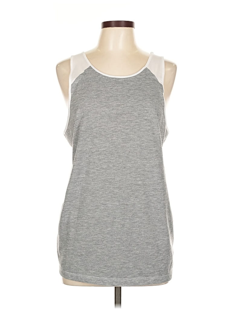 AVIA Pre-owned Tank Top Gray Halter Neckline Tops