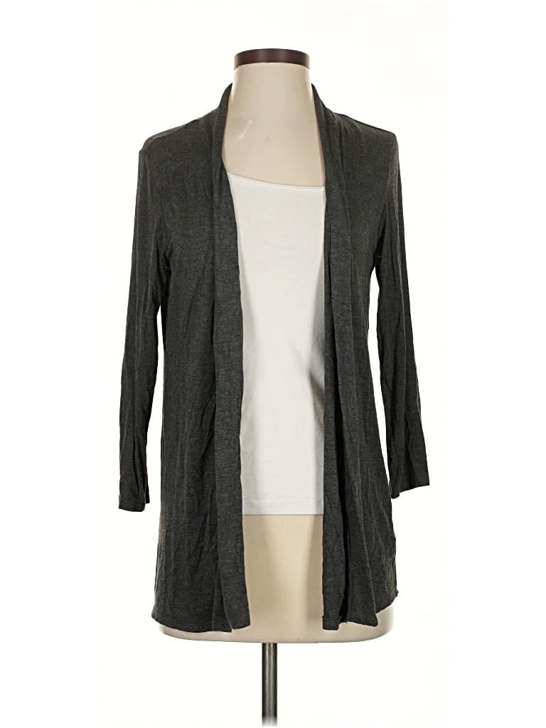 Pre-owned Nine West Cardigan Sweater In Gray