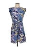 Tibi 100% Silk Print Blue Cocktail Dress Size 0 - photo 1