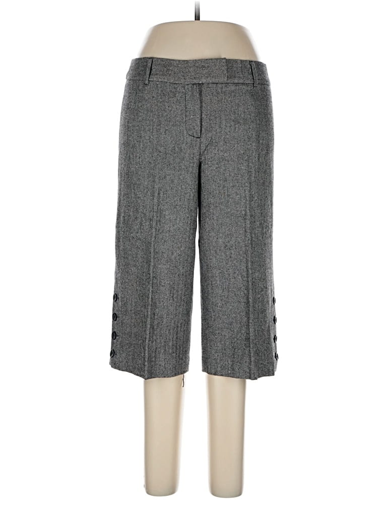 Pre-owned Ann Taylor Loft Wool Pants In Gray