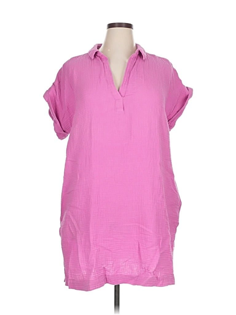 Pre-owned J.crew Factory Store Casual Dress In Pink