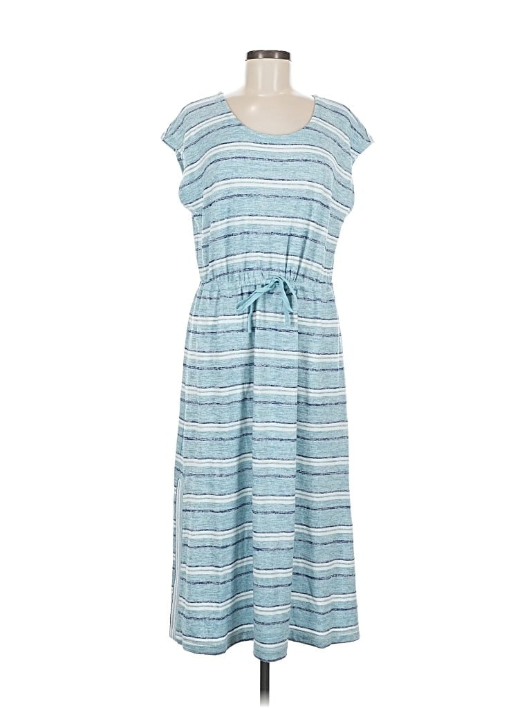 Pre-owned T By Talbots Casual Dress In Blue