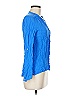 Atmosphere Blue Long Sleeve Blouse Size 8 - photo 4