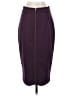 Halogen 100% Polyester Solid Purple Formal Skirt Size 4 - photo 2