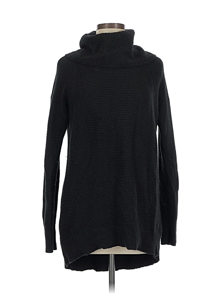Pre-owned Ann Taylor Loft Turtleneck Sweater In Black