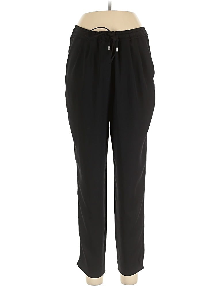 Pre-owned Zara Basic Casual Pants In Black
