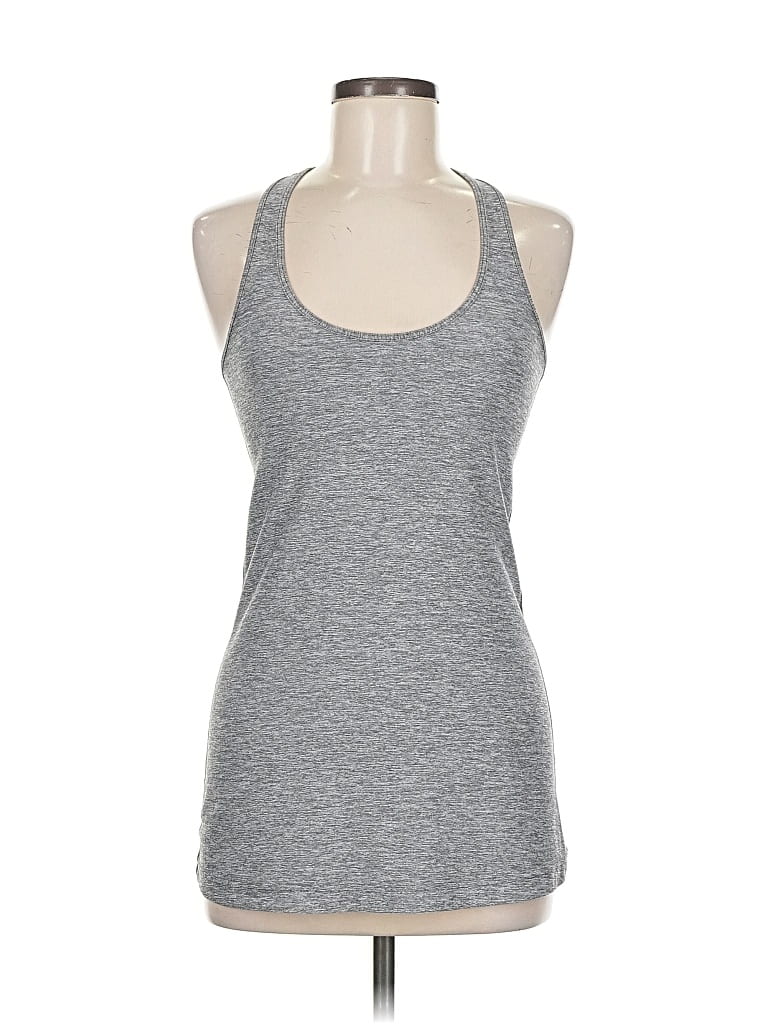 Pre-owned Lululemon Athletica Active Tank Top In Gray