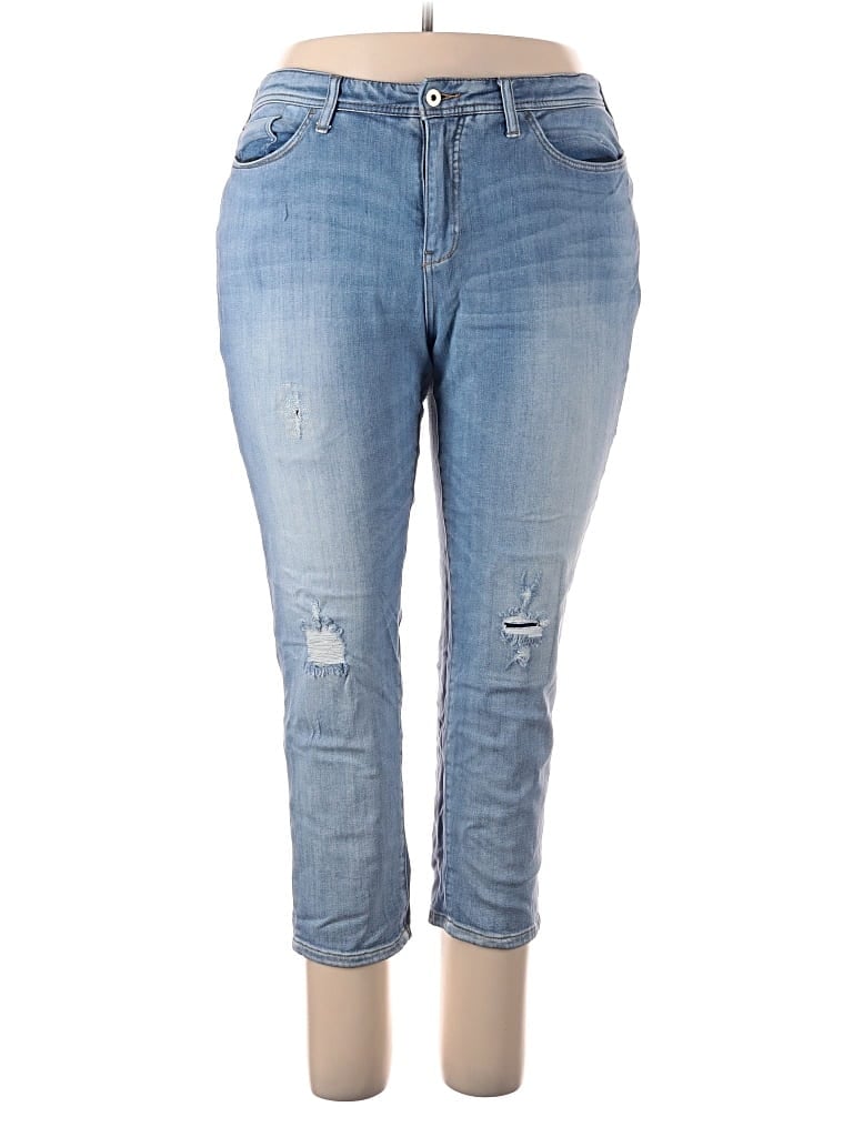 Pre-owned Pilcro By Anthropologie Jeans In Blue
