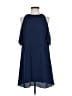 Zara Basic Solid Blue Casual Dress Size S - photo 1