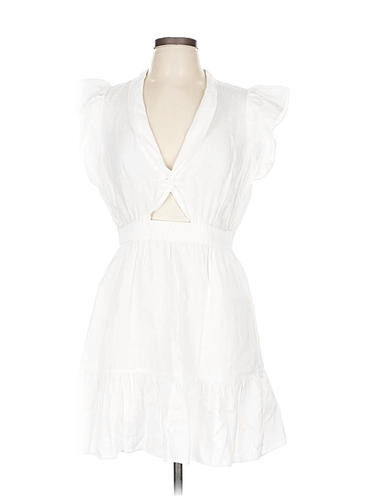 Pre-owned Joie Cocktail Dress In White