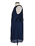 Zara Basic Solid Blue Casual Dress Size S - photo 5