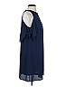 Zara Basic Solid Blue Casual Dress Size S - photo 4