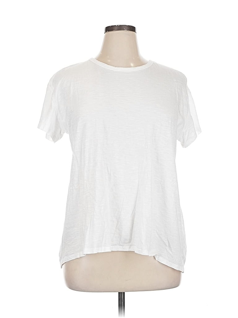 Pre-owned Wonderly Short Sleeve T-shirt In White