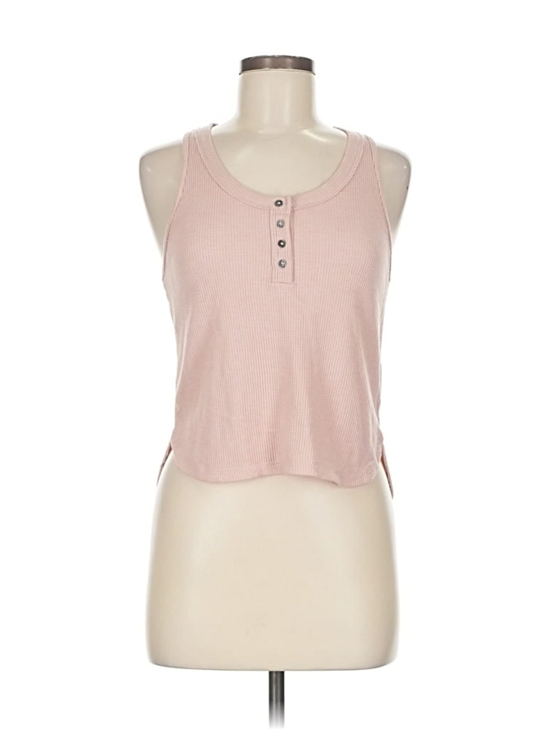 Pre-owned Wild Fable Tank Top Pink Halter Neckline Tops