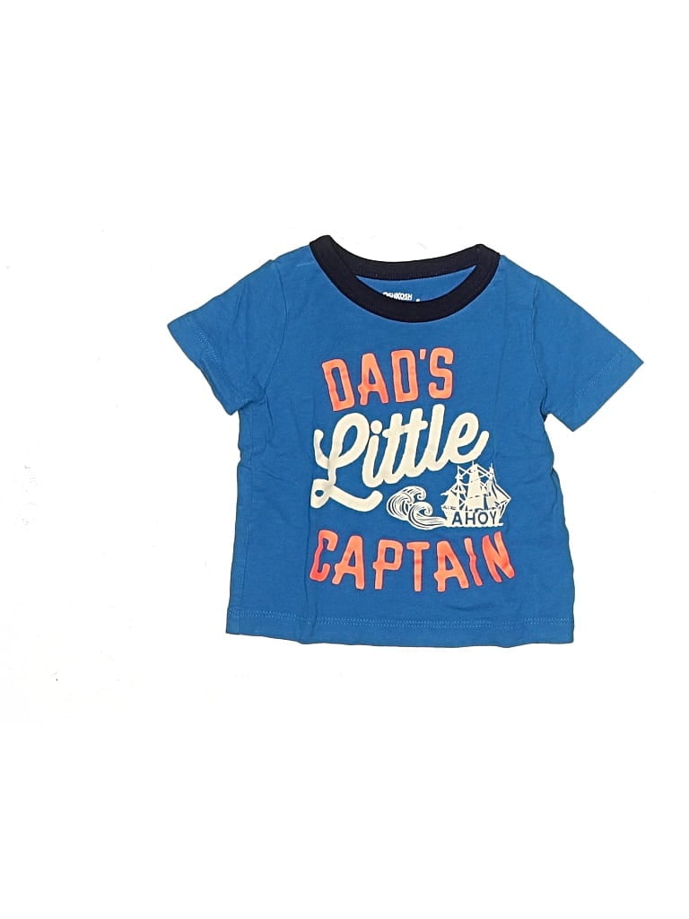 OSHKOSH B'GOSH Pre-owned Babies' Short Sleeve T-shirt In Blue