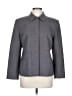 Caslon Houndstooth Gray Wool Blazer Size 12 - photo 1