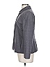Caslon Houndstooth Gray Wool Blazer Size 12 - photo 5