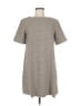 Zara Chevron-herringbone Gray Casual Dress Size M - photo 1