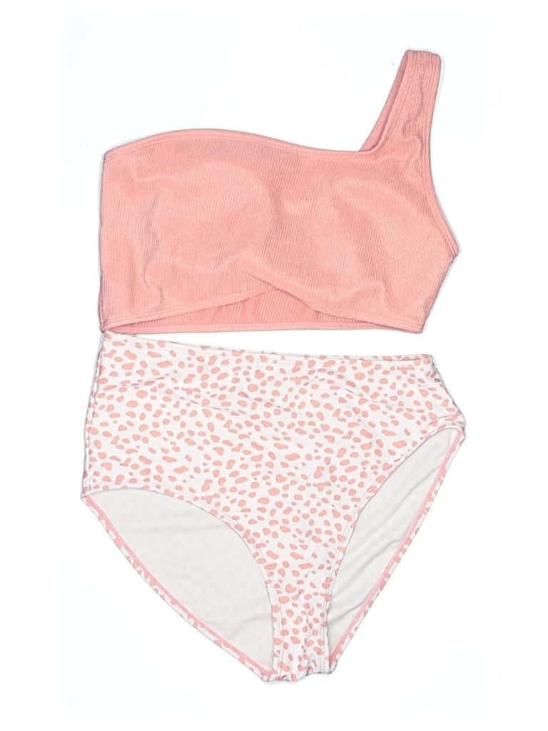 Pre-owned Unbranded Two Piece Swimsuit In Pink