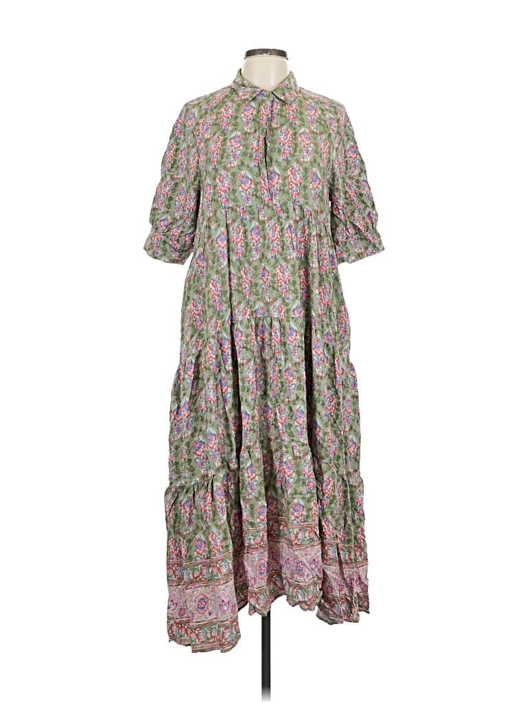 Pre-owned Natural Life Casual Dress In Green