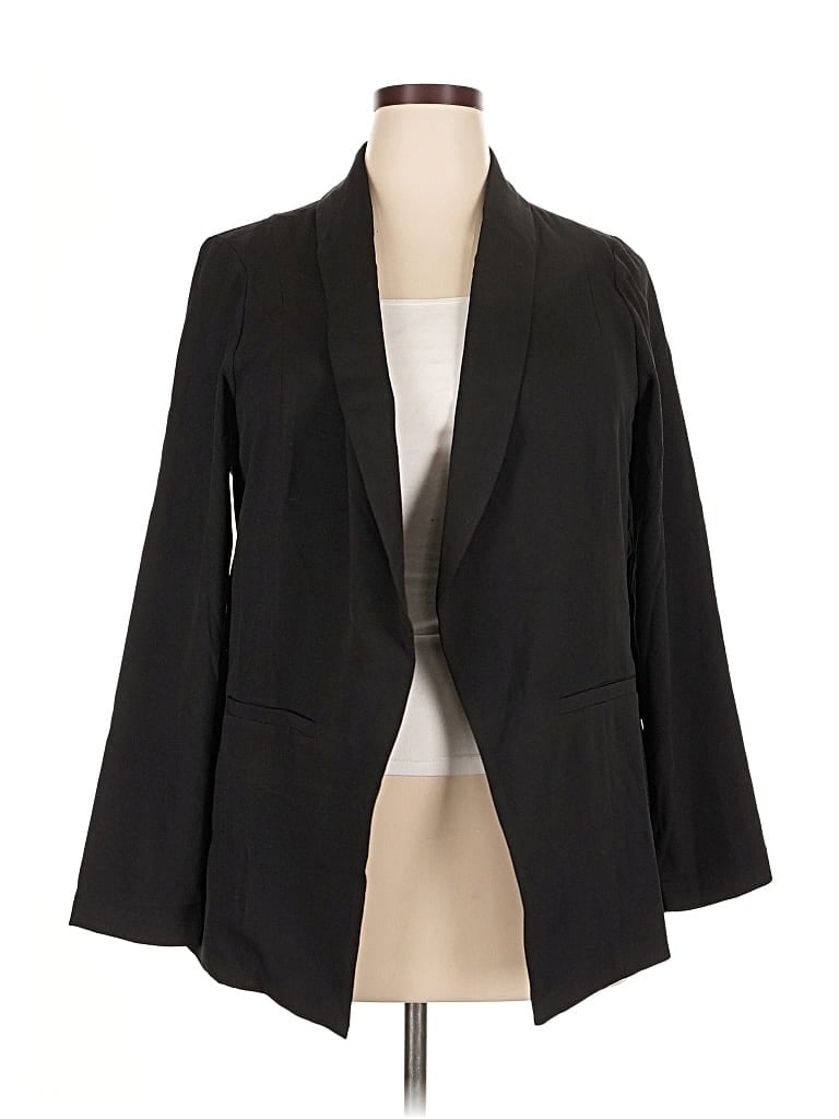 Pre-owned Torrid Blazer Jacket In Black