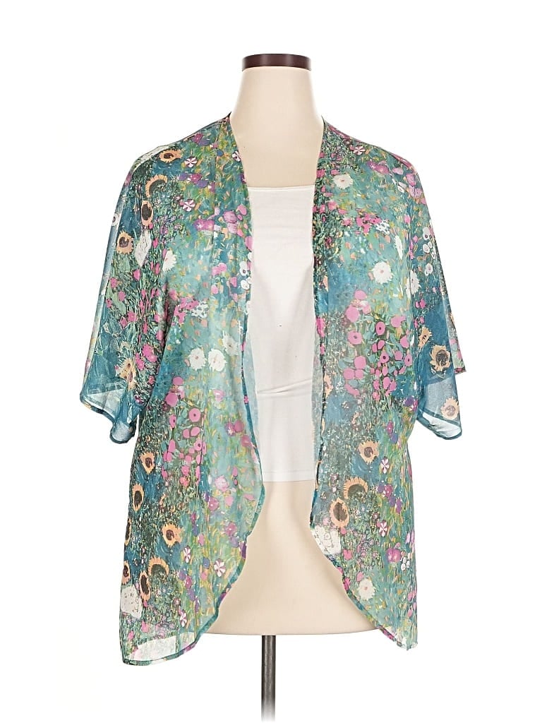 UNBRANDED Pre-owned Kimono In Blue