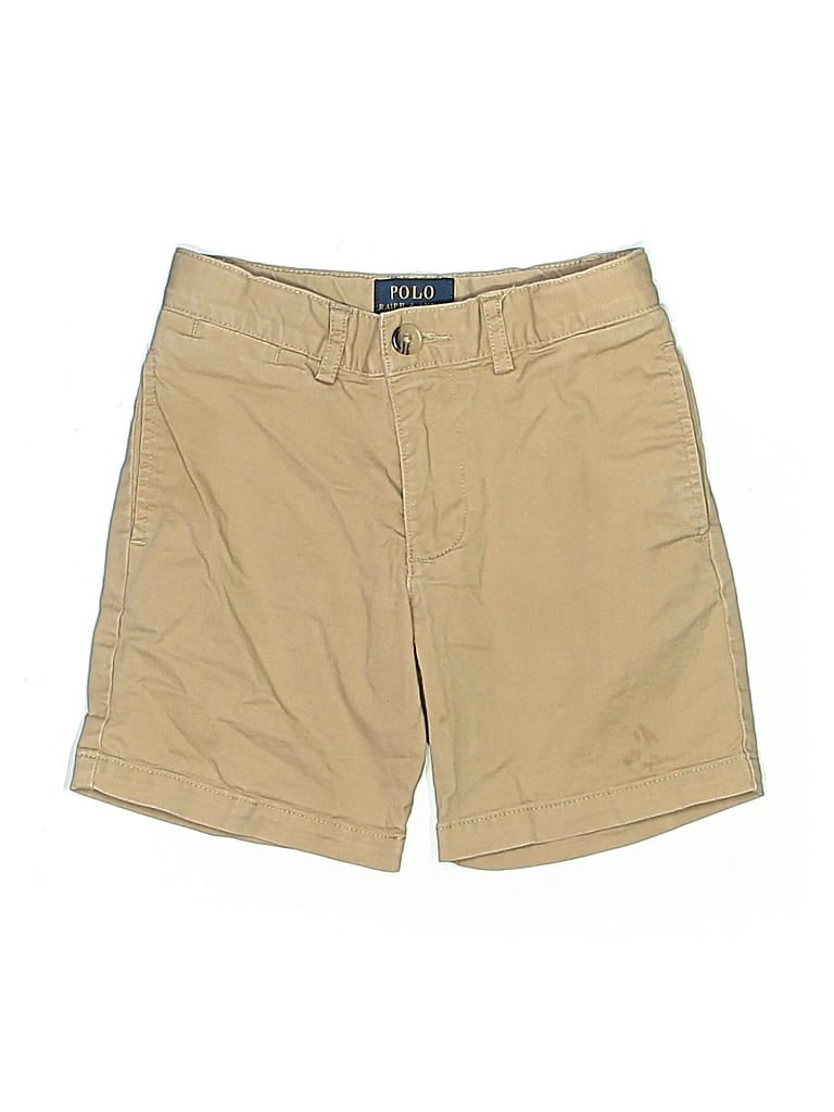 Pre-owned Polo By Ralph Lauren Kids' Khaki Shorts In Brown