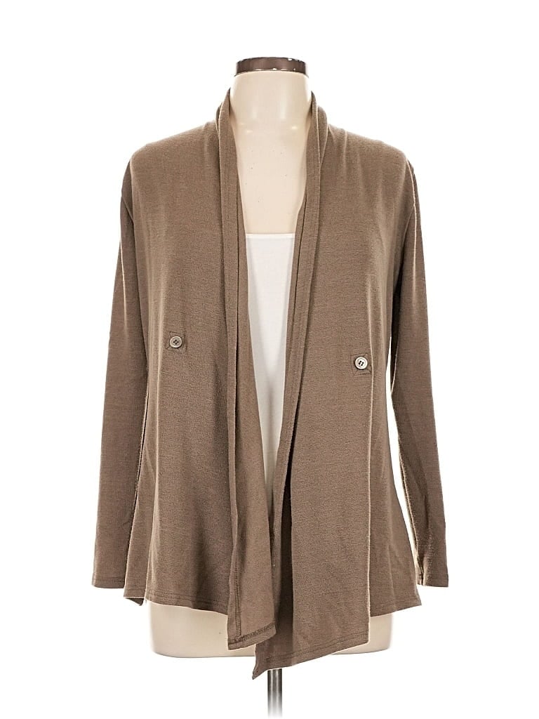 ROMY Pre-owned Cardigan Sweater In Brown